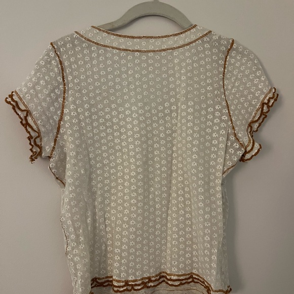 Free People ruffled garner tee - Picture 6 of 6